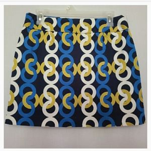 J. Crew Factory Skirt Print Blue
Gold & White Cir